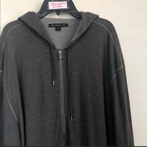 John Varvatos Full Zip Hooded Jacket